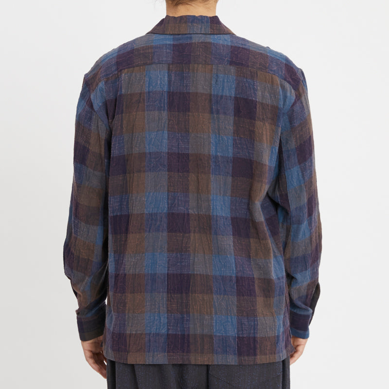Jam Shirt - Blue & Purple Plaid