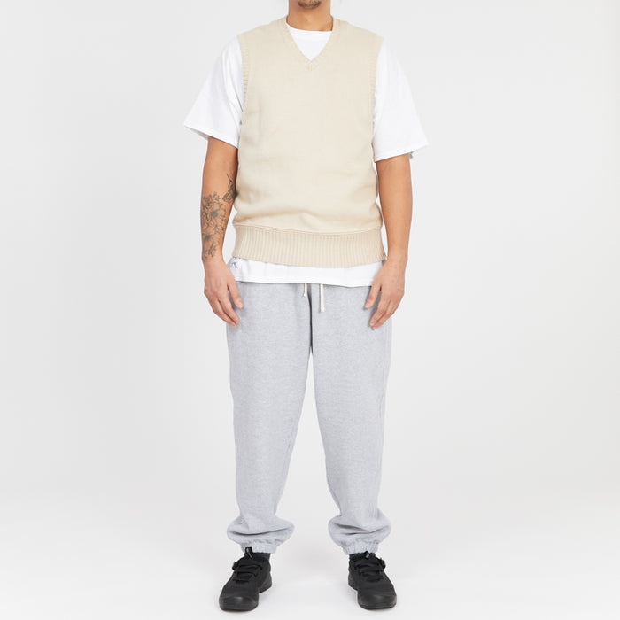 Sweater Vest - Cream Cotton