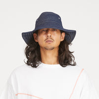 Bucket Hat - Indigo Denim Cotton