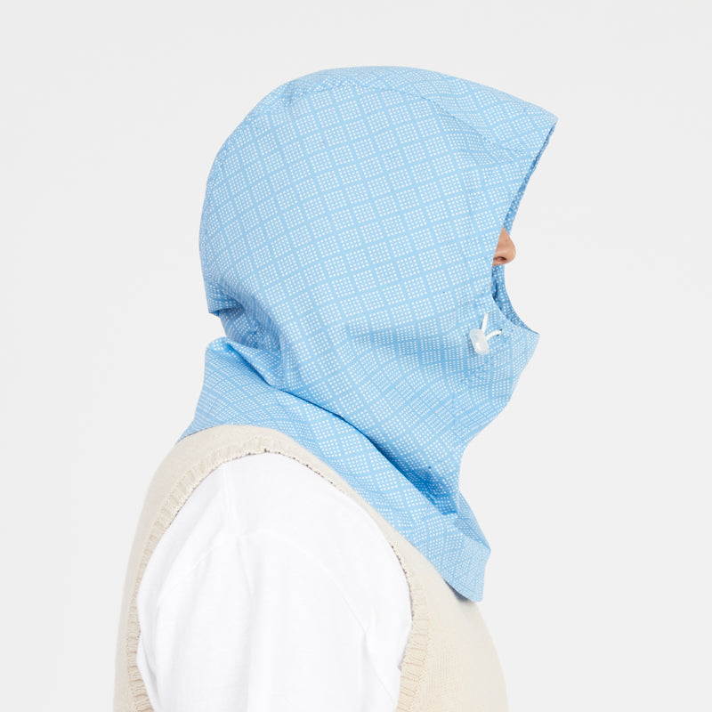 Hood - Light Blue Foulard Cotton