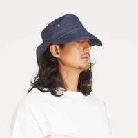 Bucket Hat - Indigo Denim Cotton