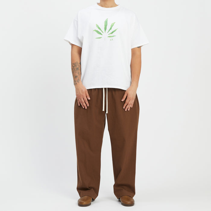 Big Bronco Pant - Brown Puckered Cotton