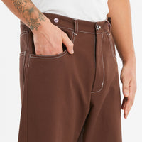 Ranch Pant - Brown Cotton Twill WR/SR