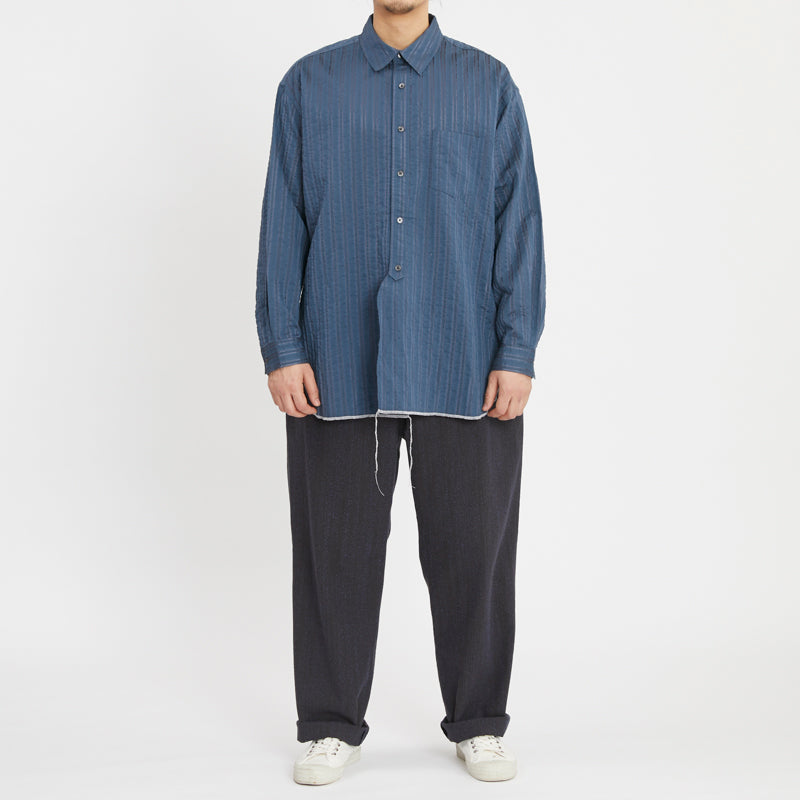 Langston Shirt - Blue Translucent Stripe