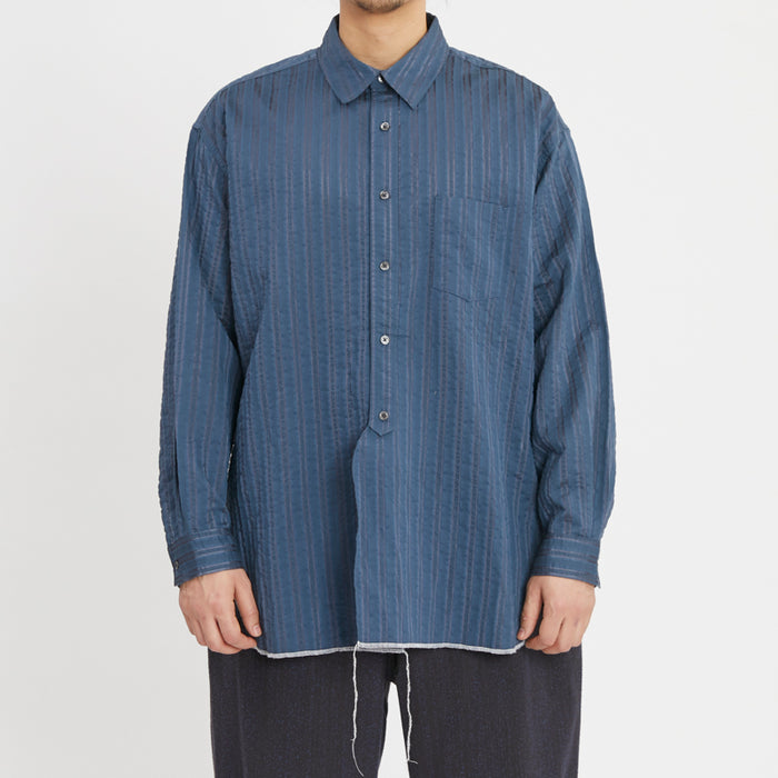 Langston Shirt - Blue Translucent Stripe