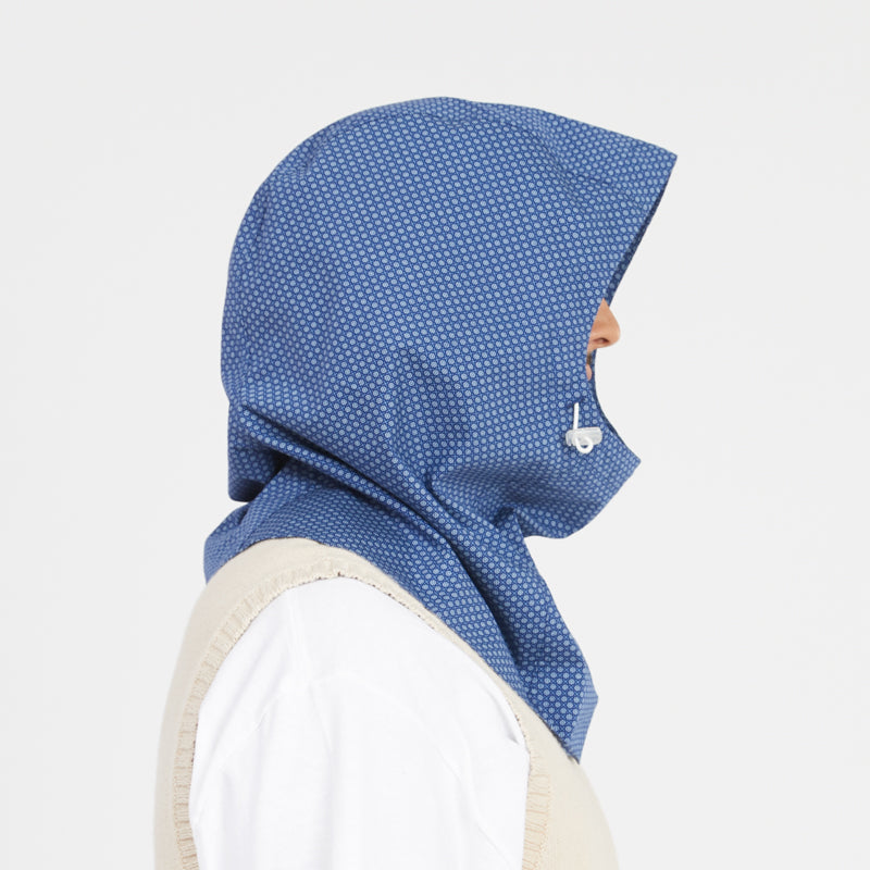 Hood - Navy Blue Foulard Cotton