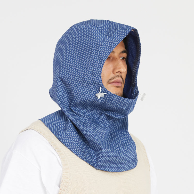 Hood - Navy Blue Foulard Cotton