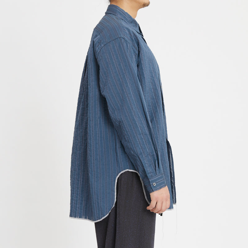 Langston Shirt - Blue Translucent Stripe