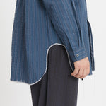 Langston Shirt - Blue Translucent Stripe