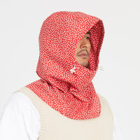 Hood - Red Floral Cotton