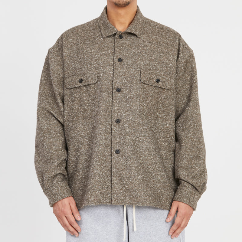 Park Shirt/Jacket - Brown Speckled Flannel