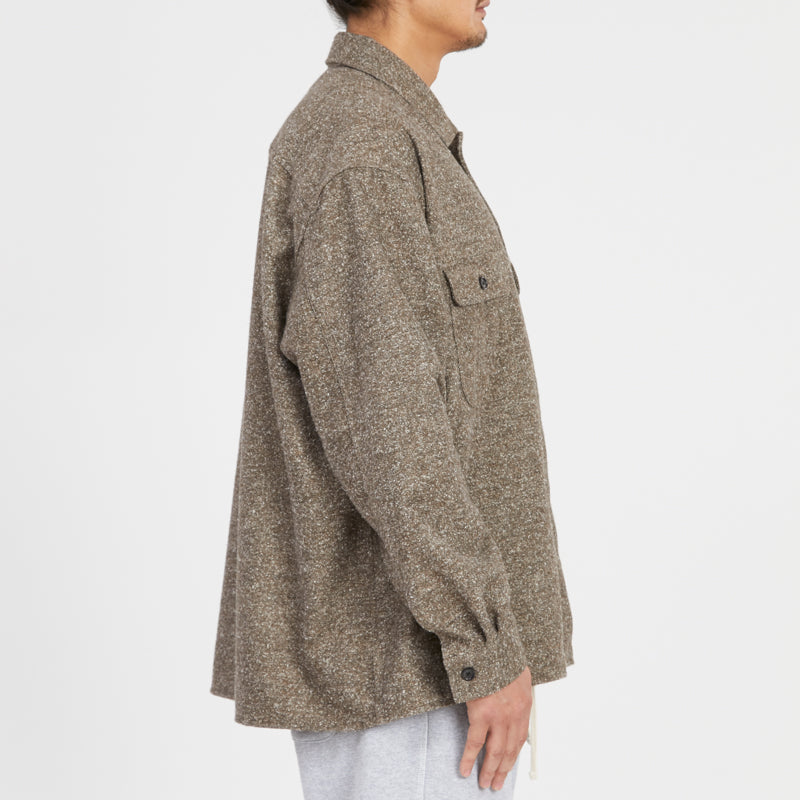 Park Shirt/Jacket - Brown Speckled Flannel