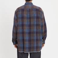 Langston Shirt - Blue & Purple Plaid