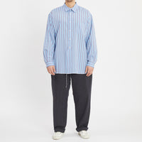 Langston Shirt - Blue with Red Stripes