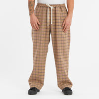 Lodge Pant - MOON Tan & Purple Plaid Tweed Wool