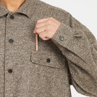 Park Shirt/Jacket - Brown Speckled Flannel