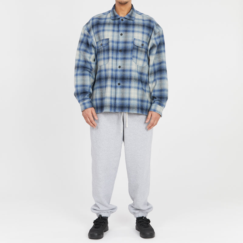 Park Shirt/Jacket - Blue Plaid Flannel