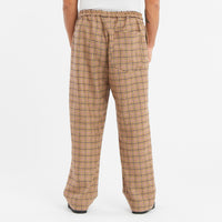 Lodge Pant - MOON Tan & Purple Plaid Tweed Wool