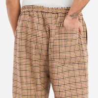 Lodge Pant - MOON Tan & Purple Plaid Tweed Wool