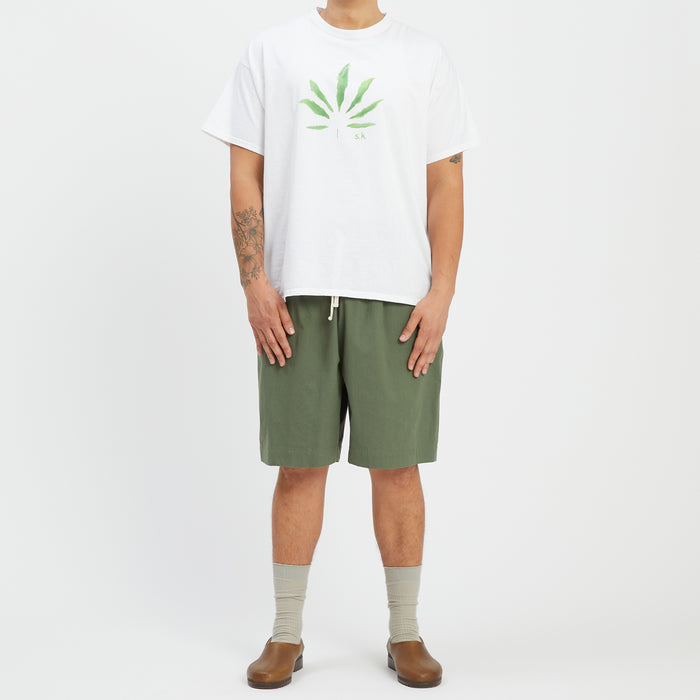 Barrack Short - Olive Cotton