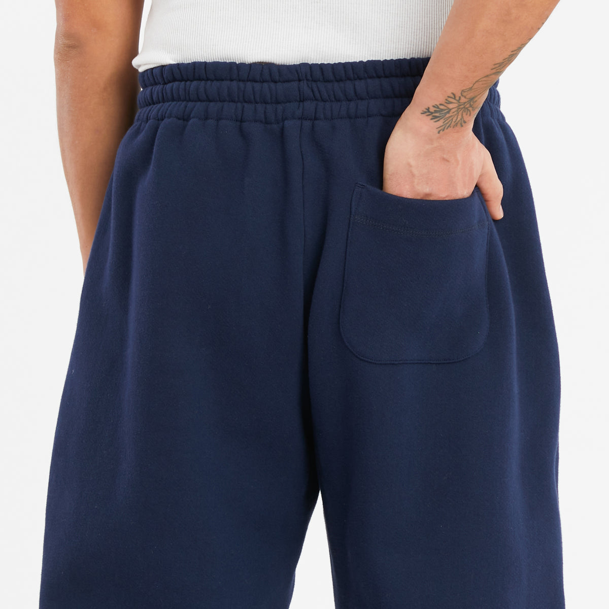 Alston Sweatpant - Navy Cotton Fleece