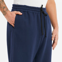 Alston Sweatpant - Navy Cotton Fleece