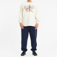 Alston Sweatpant - Navy Cotton Fleece