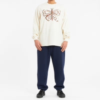 Alston Sweatpant - Navy Cotton Fleece