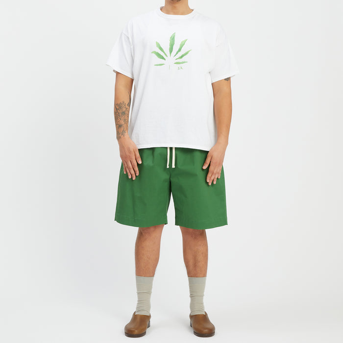 Barrack Short - Green Cotton