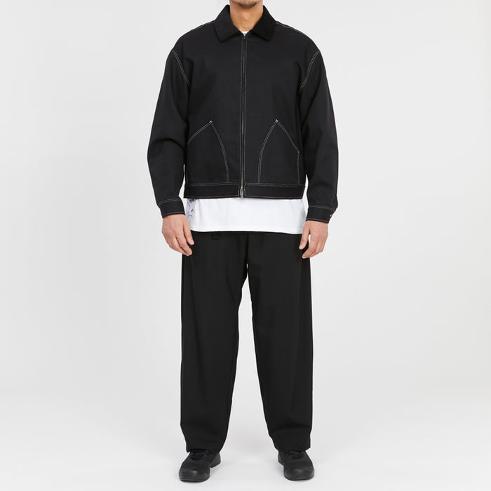 Union Jacket - Black Cotton Twill WR/SR