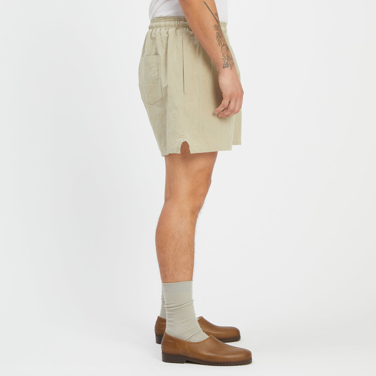 MT Short - Beige Linen / Cotton
