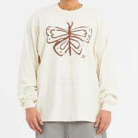LS Butterfly T-Shirt – Natural Cotton