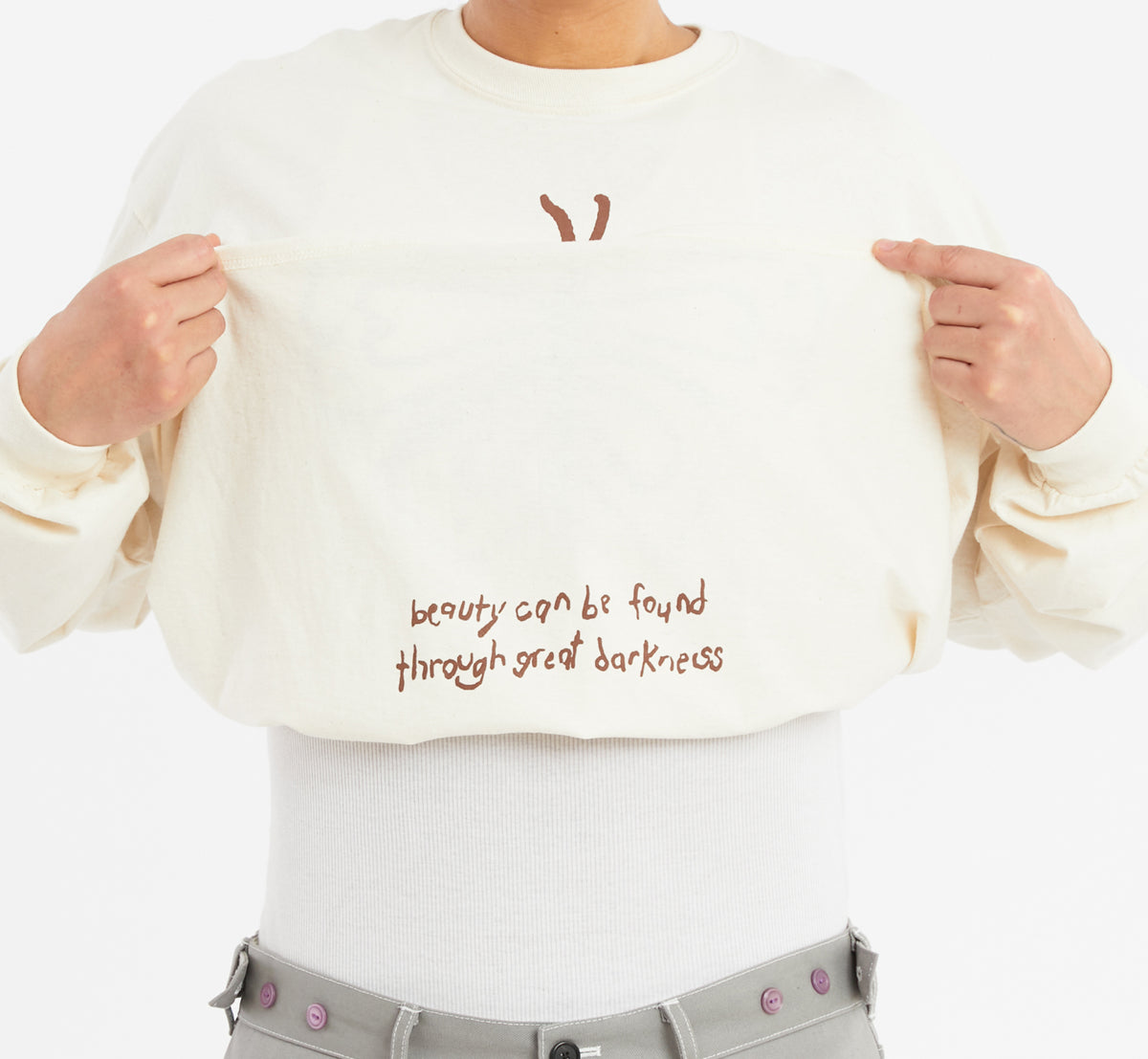 LS Butterfly T-Shirt – Natural Cotton