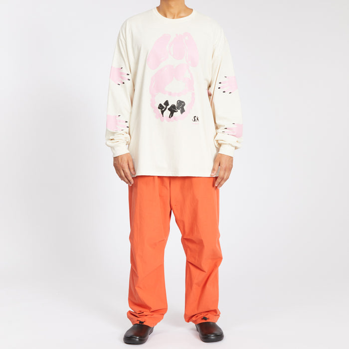 'Food of the Gods' LS T-Shirt - Natural Cotton