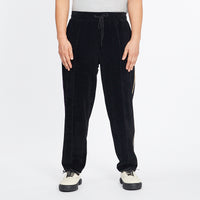 Velour Maestro Pant - Black w/ Braid
