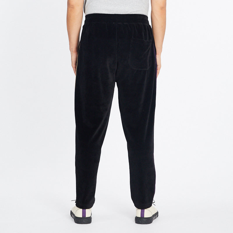 Velour Maestro Pant - Black w/ Braid
