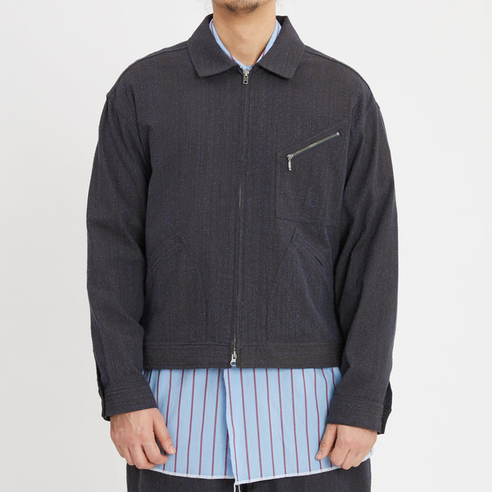 Buddy Jacket - Brown/Blue Nap