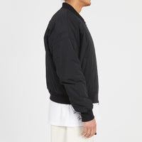 Reversible Bomber Jacket - Black Quilted Recycled Nylon WR