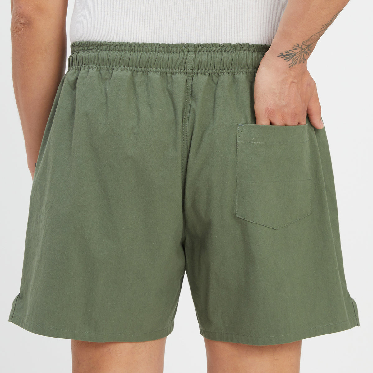 MT Short - Olive Cotton