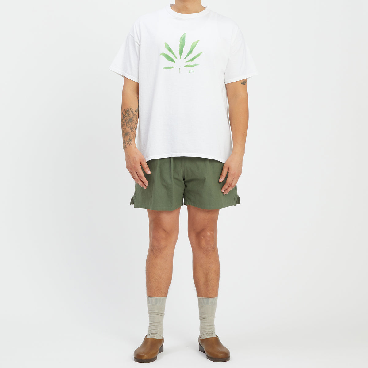 MT Short - Olive Cotton