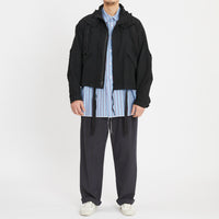 Chopped Fish Jacket - Black Puckered