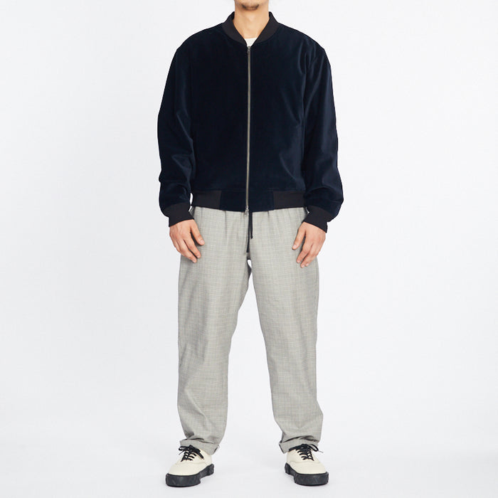 Bomber Jacket - Navy Velvet