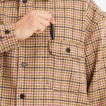 Park Shirt/Jacket - MOON Purple Plaid Tweed Wool