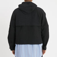 Chopped Fish Jacket - Black Puckered