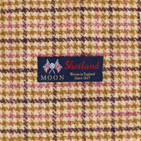 Lodge Pant - MOON Tan & Purple Plaid Tweed Wool