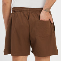 MT Short - Brown Puckered Cotton