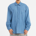 Savant Shirt - Light Blue Denim Cotton