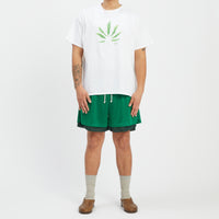 Reversible Ball Short - Kelly & Forest Green Mesh