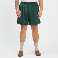 Reversible Ball Short - Kelly & Forest Green Mesh