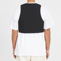 Kit Vest - Black Quilted Recycled Nylon WR